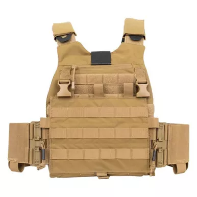 10 Ring Trakr Plate Carrier FDE (Includes Front Placard)