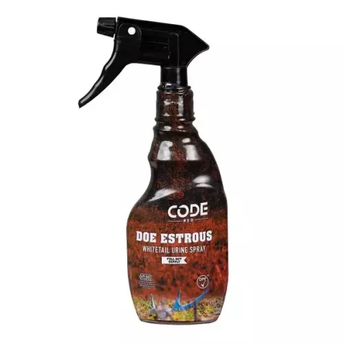 12 oz Code Red Doe Estrous Full Rut Supply Spray Bottle by Code Blue