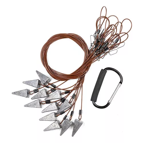 12 Pack 48" 6 oz. Texas Rigs by Dakota Decoy Company