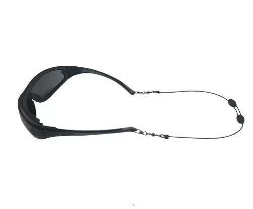 14 Inch Black Adjustable Clipz End Sunglass Cable by Cablz