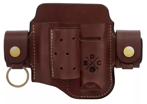 1791 Gunleather HDASLFCHNA EDC Heavy Duty Action Snap OWB Chestnut Leather Belt Loop Ambidextrous