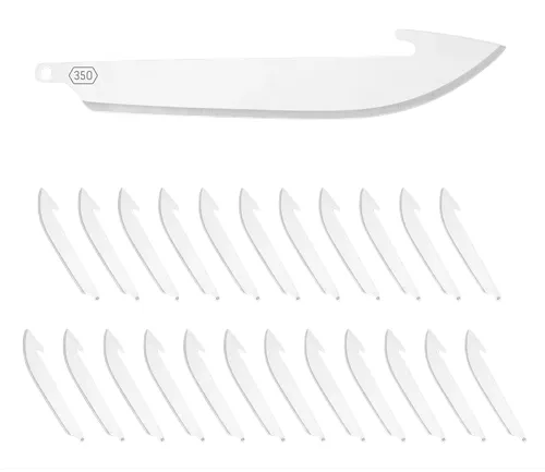 24 Pack 3.5 inch Drop Point Blades by Outdoor Edge