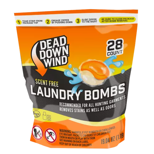 28 count Scent Free Laundry Bombs by Dead Down Wind