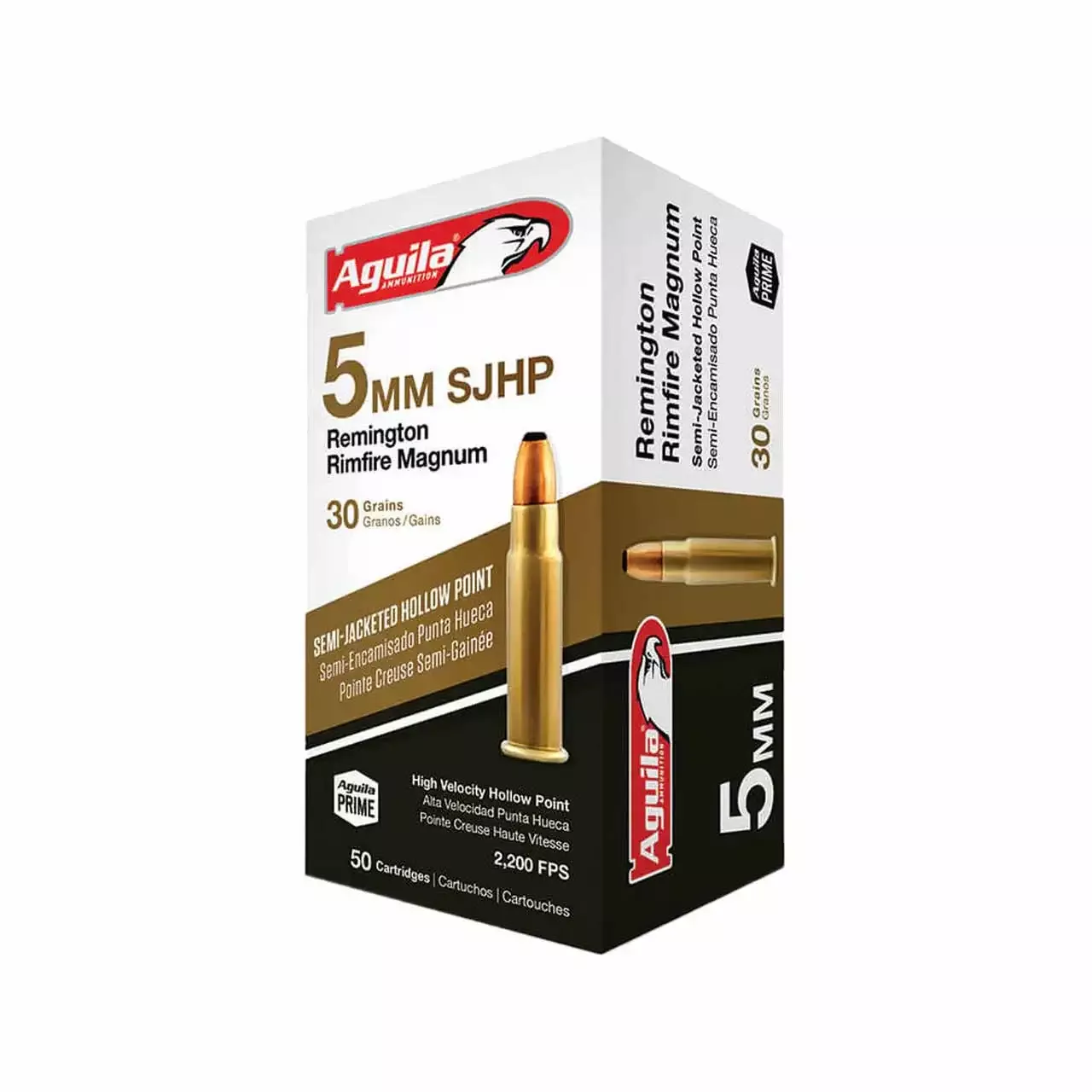 Aguila Target & Range 5mm Rem 30 Gr SJHP 50/Box