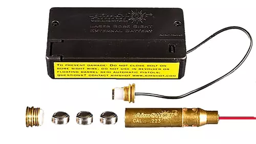 AimShot MBS22320X Modular Bore Sight223 Rem Brass Includes Batteries