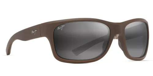 'Ano Nui Matte Solid Brown with Brown Camo Interior by Maui Jim