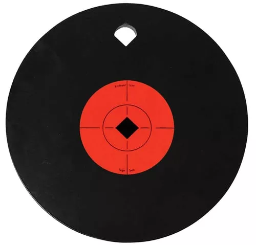 B/C 8" GONG ONE HOLE 3/8" AR500 STL