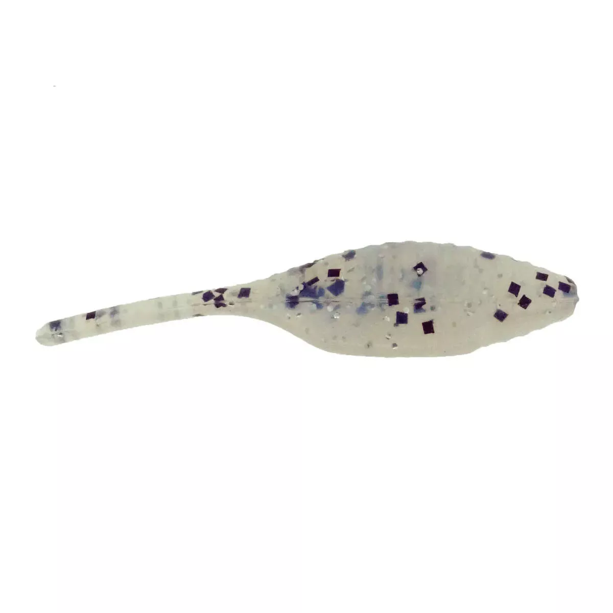 Bass Assassin 1.5 Tiny Shad Panfish Lure 15-Pack - Crystal Shad"