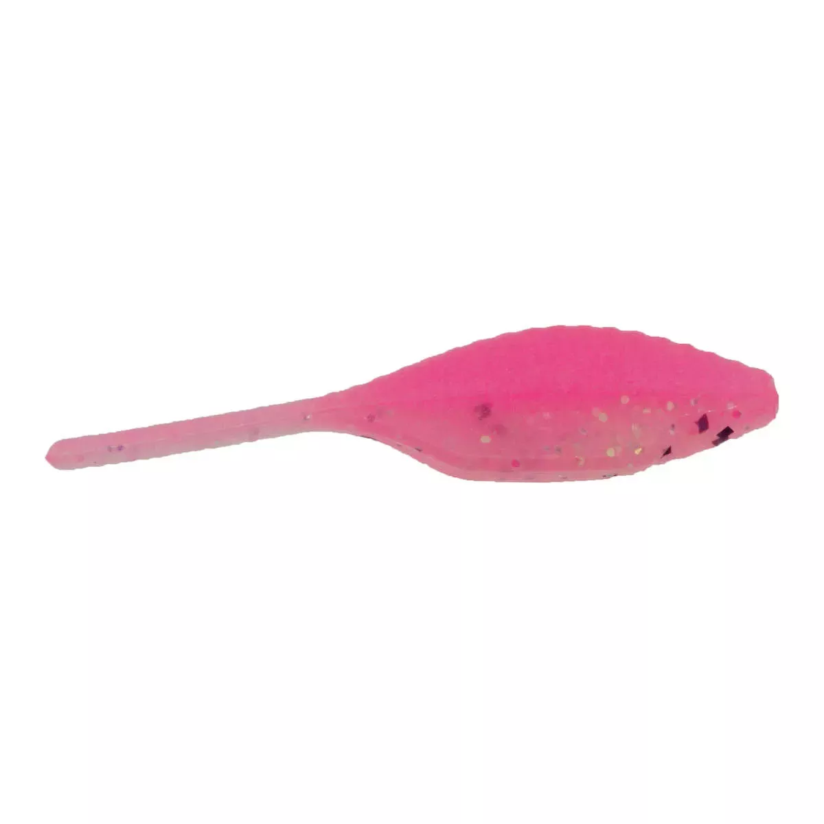 Bass Assassin 1.5 Tiny Shad Panfish Lure 15-Pack - Pink Ghost"