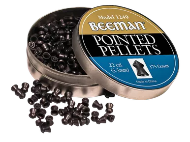 Beeman 1249 Pointed Air Gun Pellets .22 Caliber 175 Tin