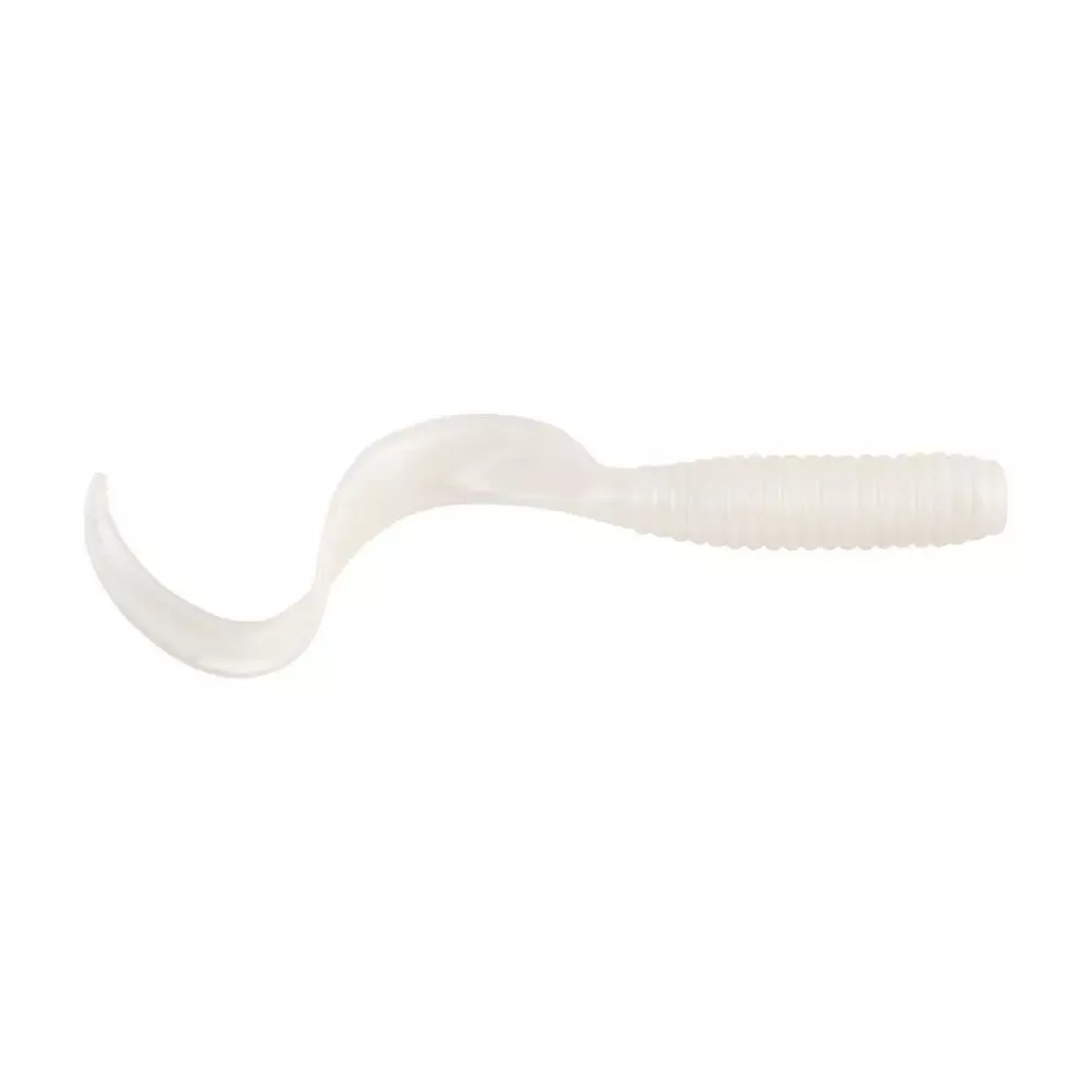 Berkley Gulp! Alive! Saltwater Grub - 4 - Pearl White"