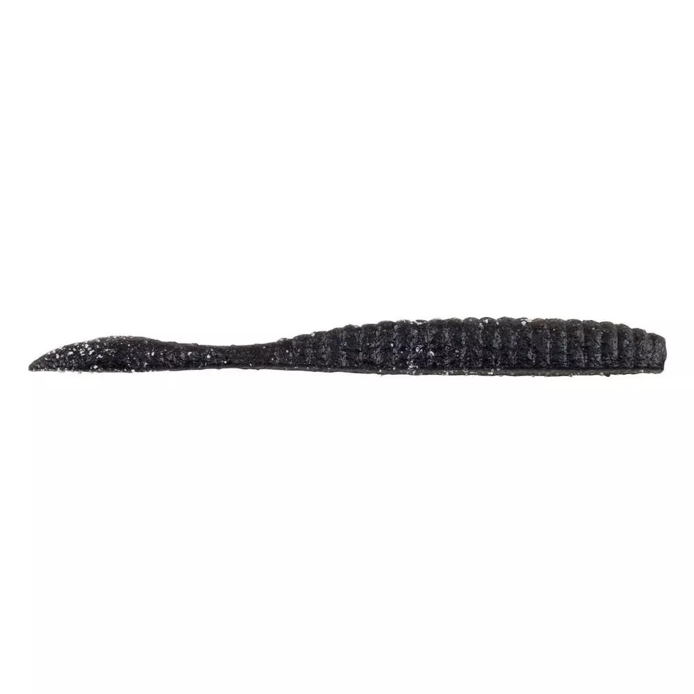 Berkley PowerBait MaxScent Flat Worm-Black-3.6"