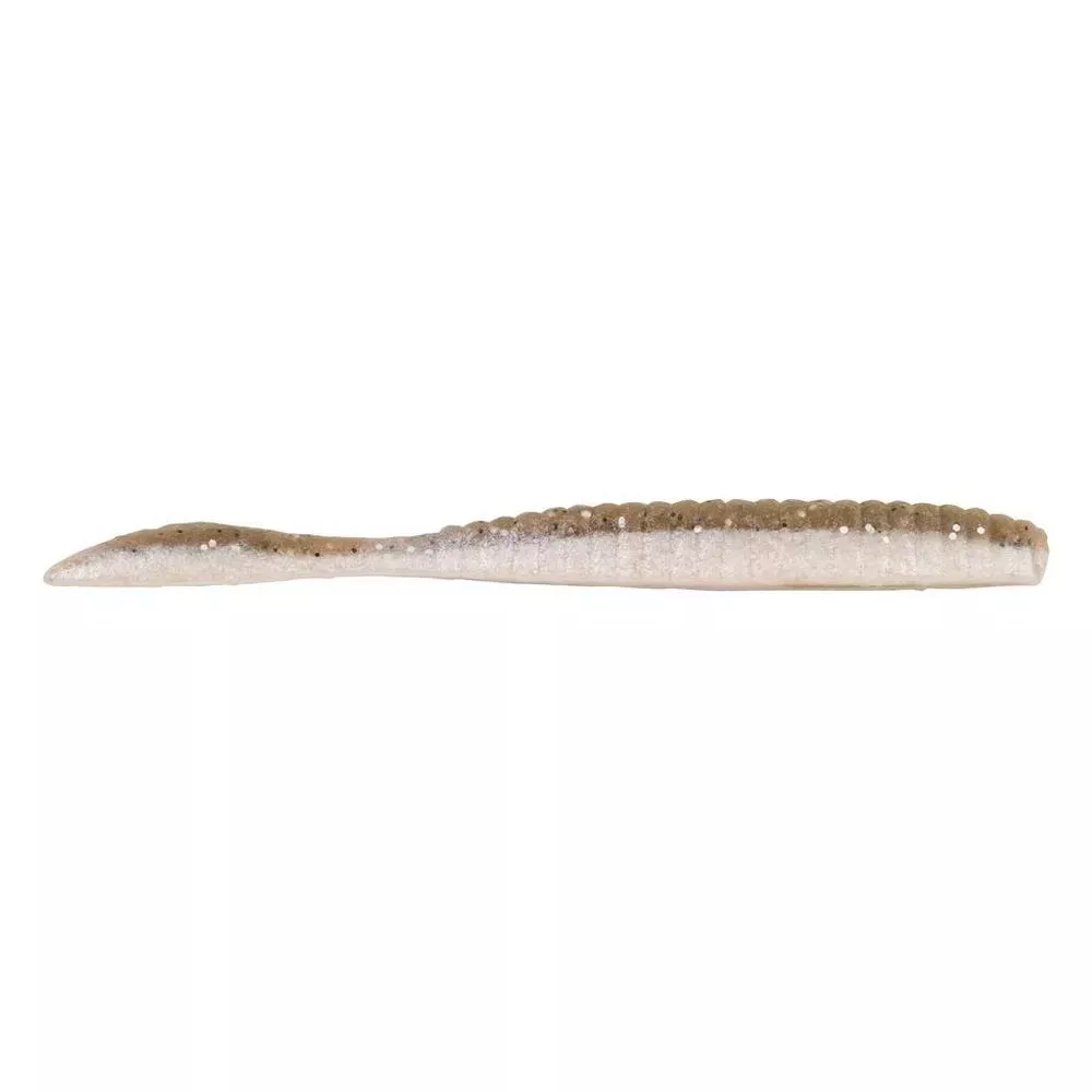 Berkley PowerBait MaxScent Flat Worm-Brown Back -3.6"