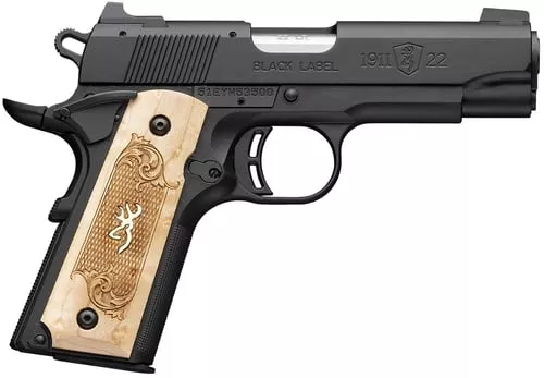 BROWNING 1911-22 22LR COMPACT MEDALLION 3.58" BLACK/MAPLE!!