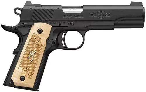BROWNING 1911-22 22LR FS MEDALLION 4.25" BLACK/MAPLE!!