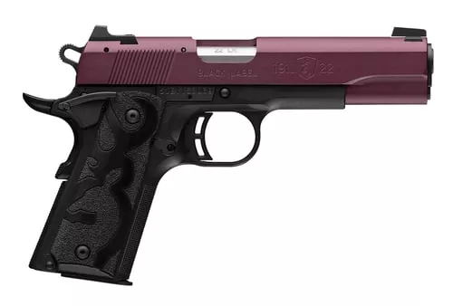 BROWNING 1911-22 BLACK LABEL 22LR 4.25" FS BLACK CHERRY!