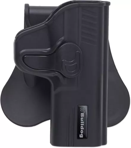 Bulldog RRG27 Rapid ReleaseOWB Black Polymer Paddle Compatible w/Glock 26/27/33Right Hand