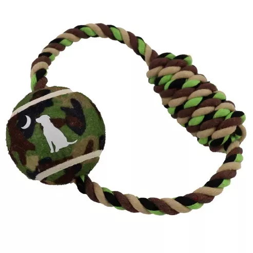 Camo Rope Circle Dog Toy by Local Boy