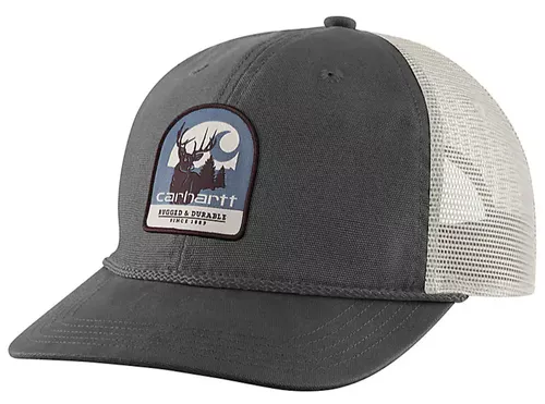 Canvas Meshback Deer Patch Hat by Carhartt