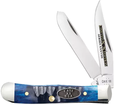 Case 53984 Ocean Blue Bone Tiny Trapper