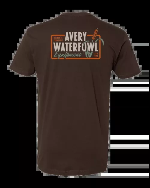 Cattail Type Short Sleeve Tee in Dark Chocolate by Avery