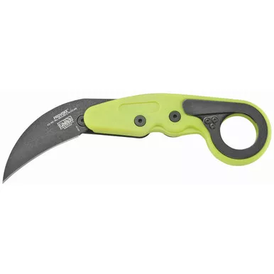 CRKT Provoke Zap Folding Knife 2.5" Hawkbill Blade Green