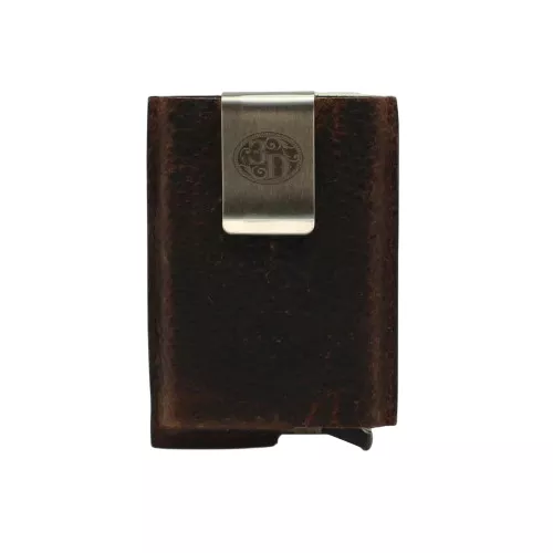 Dark Brown Leather 3D Smart Wallet by Ariat