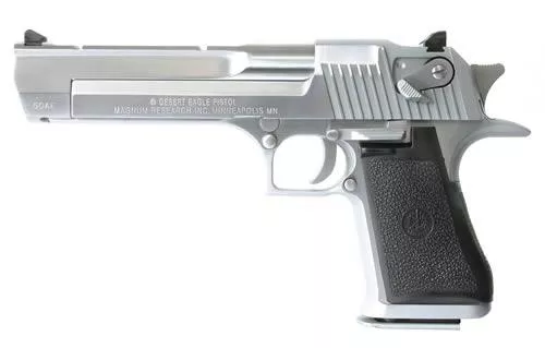 DE MK19 50AE 6" 7RD BRUSH CHROME