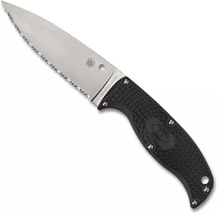 Enuff 2 Leaf Shape Fixed Blade Knife by Spyderco