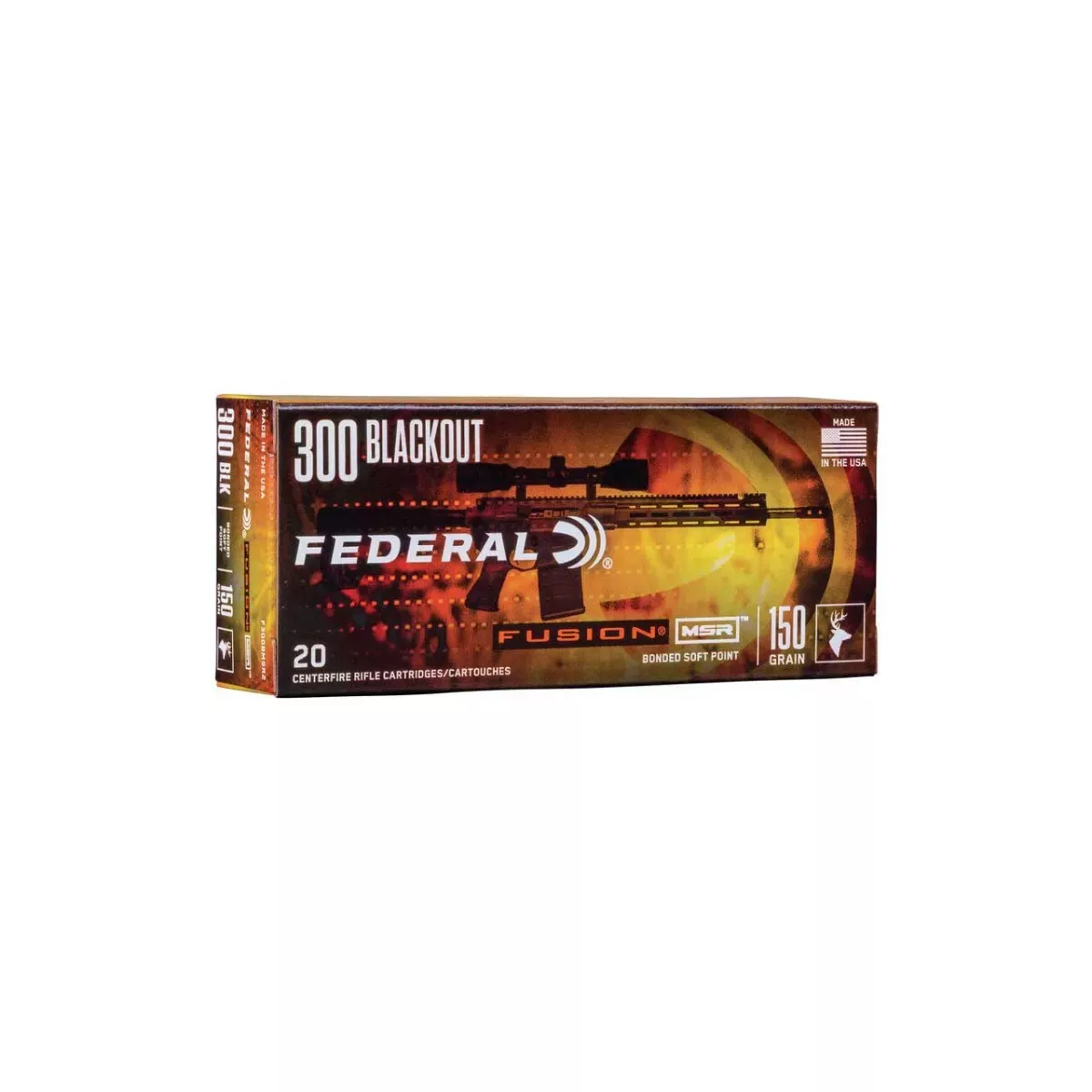 Federal 300 BLK 150GR Fusion 20-BX