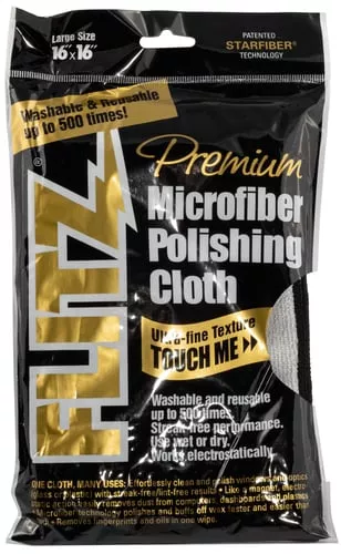 FLITZ MICROFIBER CLOTH 16X16X