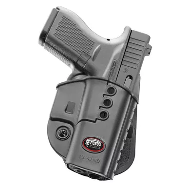 FOBUS fits Glock 43 Left Hand Paddle Holster (GL43NDLH)