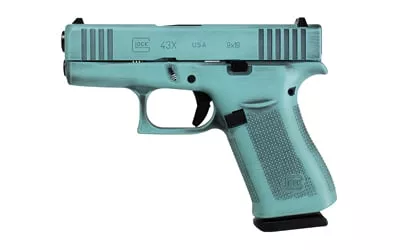 GLOCK 43X 9MM 10RD ROB EGG BLUE BW