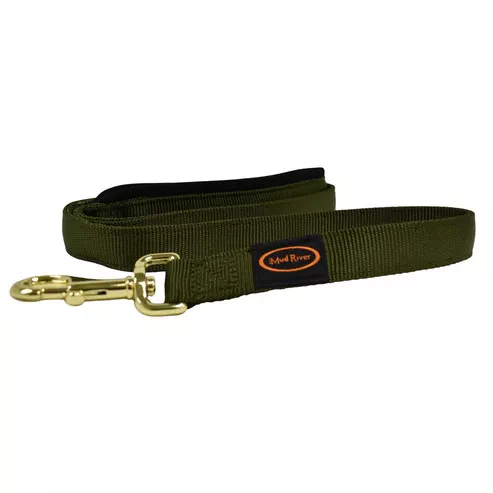 Green 6 ft. Soft Grip Puppy Leash by Mud River