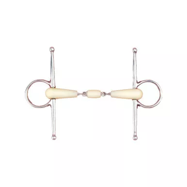 HAPPY MOUTH Double Jointed Full Cheek Bit (462171SS)