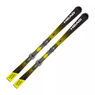 HEAD Unisex Supershape e-Speed Performance Ski with Protector PR 13 GW Binding