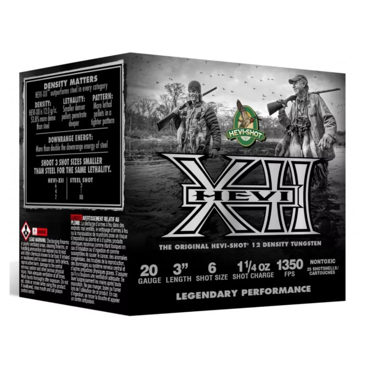 Hevi-Shot Hevi-XII 20 Ga. 3” #6 25/Box