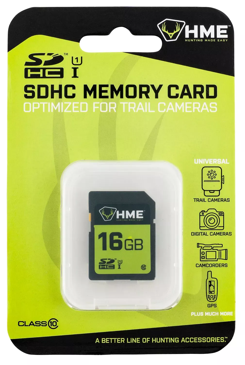HME Micro SD Memory Card 16GB HME16GB
