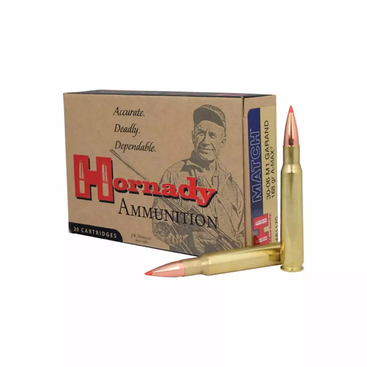 Hornady 30-06 Sprg 168gr ELDM M1 Garand 20rd