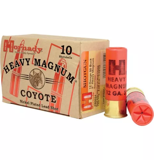 Hornady Heavy Magnum Coyote 12ga 2-3/4 Inch 00 Buckshot Shotgun Ammuntion