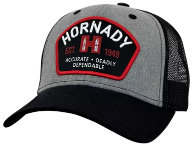 Hornady Mens ADD Patch Hat Black/Gray