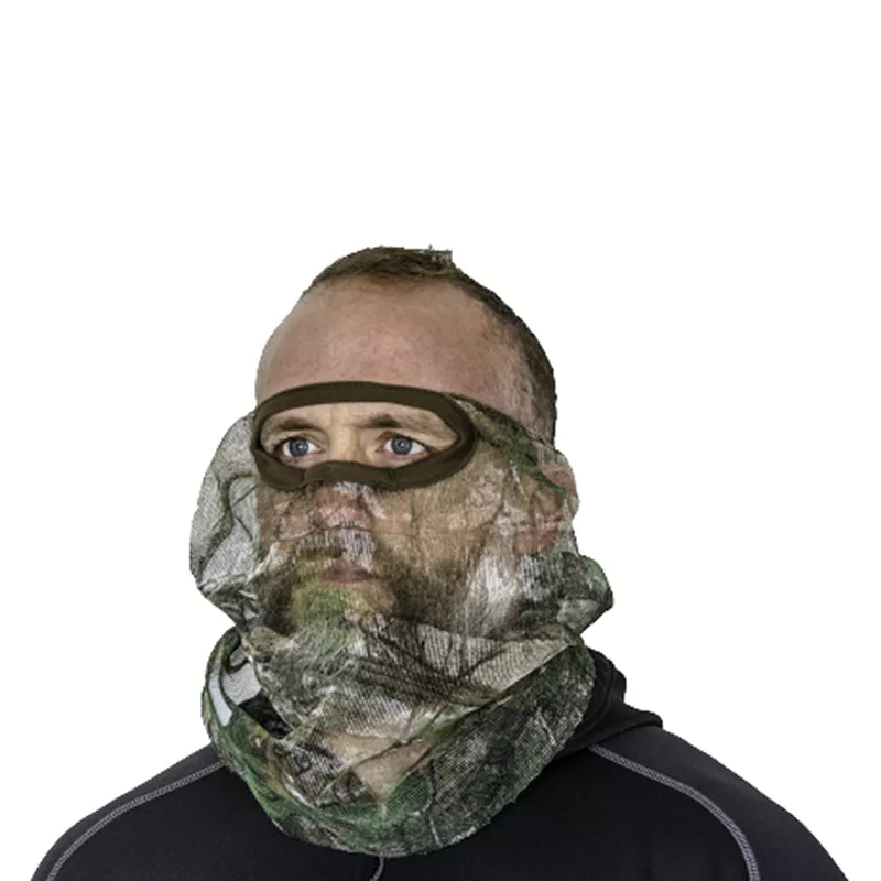 Hunter Specialties 3/4 Net Facemask - Realtree Edge