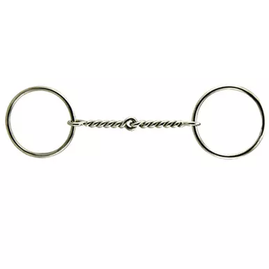 INTREPID INTERNATIONAL Coronet Single Twisted Wire Loose Ring Snaffle Bit (245434)