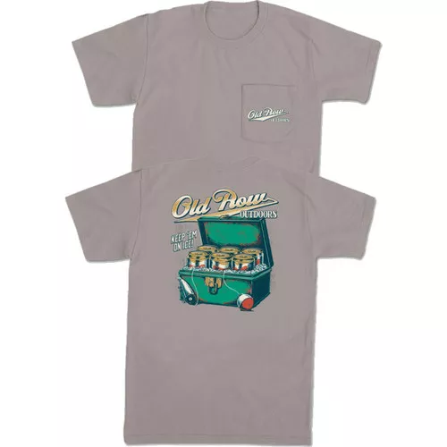 Keep 'Em On Ice Pocket Tee Shirt by Old Row