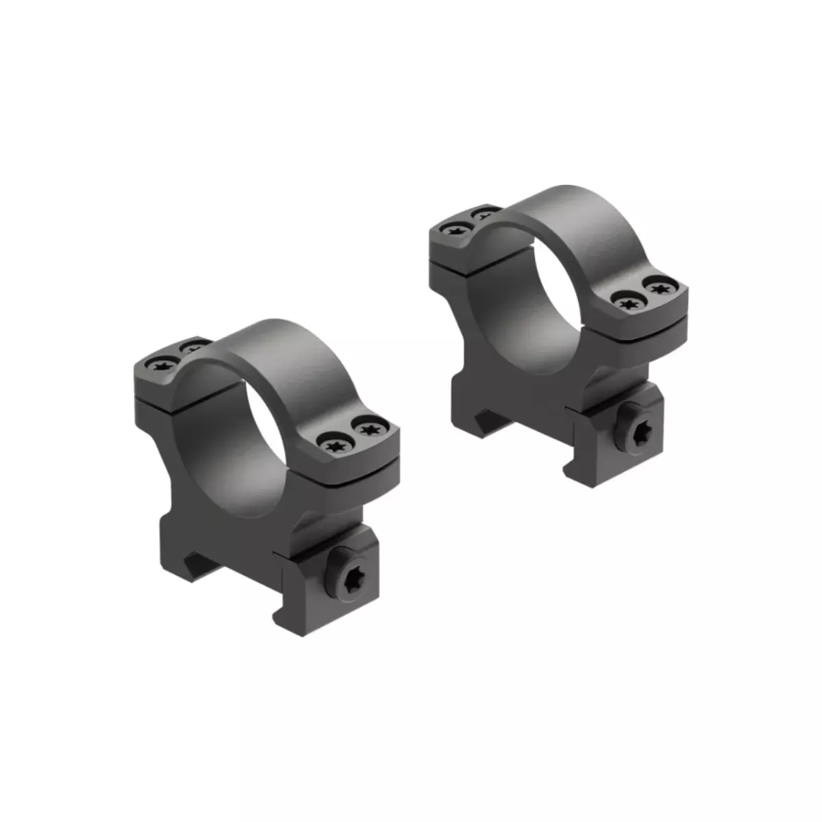 Leupold Backcountry Cross-Slot 1" Medium Rings Matte Black
