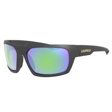 LEUPOLD Packout Matte Black Frame/Emerald Mirror Lens Sunglasses (179095)
