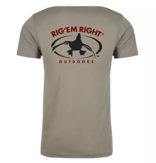 Logo Tee in Sage by Rig Em Right
