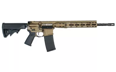 LWRC DI 556NATO 16" CA COMP MLOK BRZ