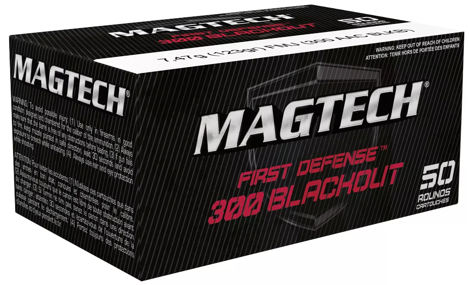 Magtech Tactical/Training 300 Blackout 200 Gr. FMJ Subsonic 50/Box