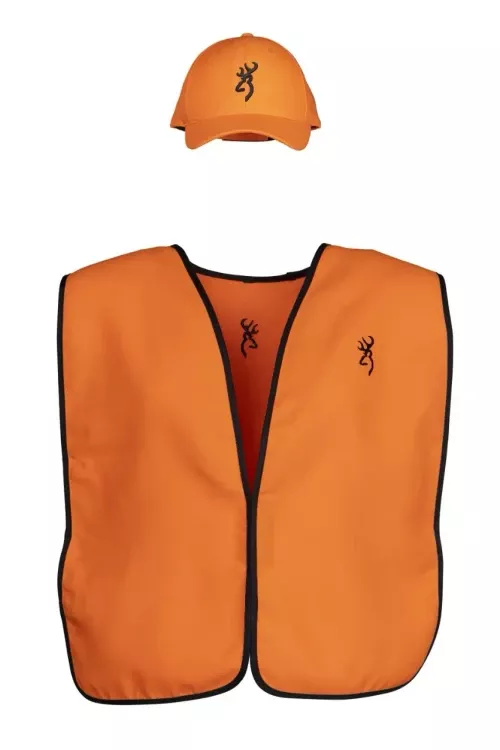 Men's Blaze Orange Vest and Cap Combo by Browning